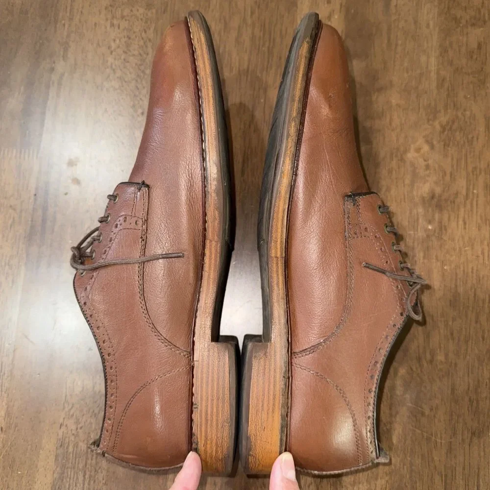 Cole Haan Kennedy Grand OS Men’s 10.5M Brown Leather Medallion Oxford C25229